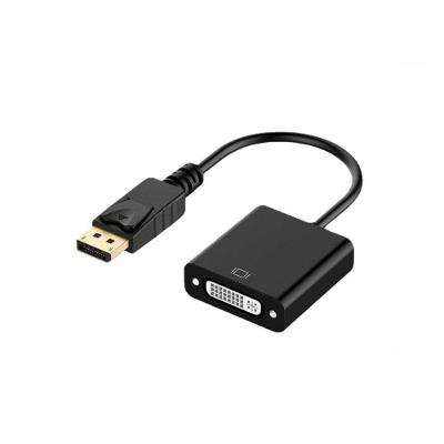 Cabo Displayport para DVI Cabo Display Port Nwt 1.2V 24+5 Fêmea Plug And Play Preto NWT