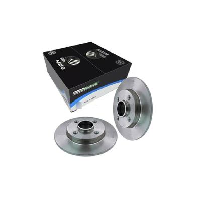 Disco de Freio Traseiro D695E para Peugeot 208, 2008, 307 e Citroën C3, C4, DS3 MDS
