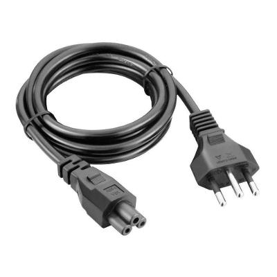 Cabo de Força para Fonte de Notebook CB-036 1,20M Conector Mickey Padrão Novo Preto Generico