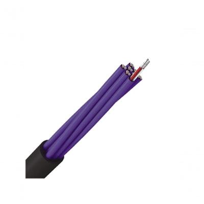 Cabo Multicabo SAS 8 Vias com Condutores em Cobre Estanhado OFHC para Áudio Preto Santo Angelo