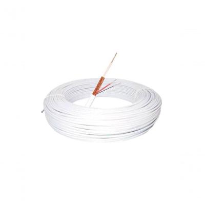 Cabo Coaxial Flexível Multitoc 4,0mm 80% Malha Cobre + 2 Alimentações Internas Indicado para CFTV