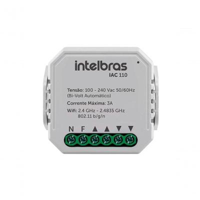 Acionador de Cortinas Smart IAC 110 com Wi-Fi e Temporizador Branco Intelbras