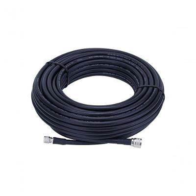 Cabo de Descida Proeletronic RGC213 20M para Celular Fixo com Baixa Atenuação e Conectores N e TNC