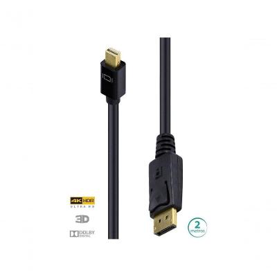 Cabo Displayport X Mini Displayport DPMDP13-2 4K 120HZ 2 METROS Preto Vinik