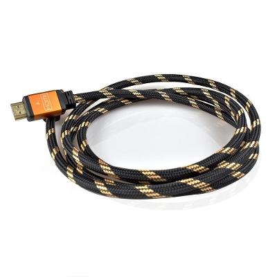 Cabo HDMI C-050 4K V2.0 3,0M com Revestimento em Nylon Preto Evus