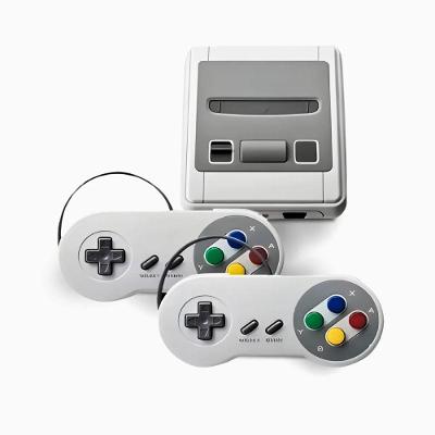 Console Retrô Super Mini SFC com 821 Jogos Clássicos Inclusos com 2 Controles com Fio