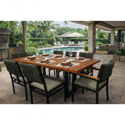 Conjunto Externo Náutica 8 Cadeiras Elegance Solare-ripado