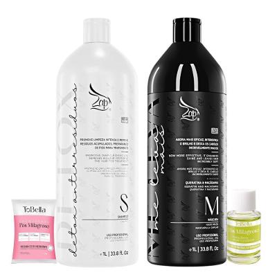Kit Progressiva Zap Me Leva Original + Sache + óleo Reparador