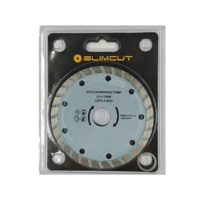 Disco Diamantado Turbo 20X 110MM Slimcut para Cortes Rápidos e Precisos com Tecnologia Avançada