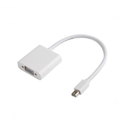 Cabo Adaptador Mini Displayport para VGA 15cm Plug And Play para Tela Analógica NWT