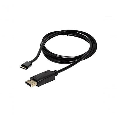 Cabo Displayport para USB C Display Port Macho 1.2V 4K 60Hz 1 e 8m Preto NWT