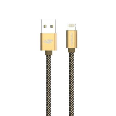 Cabo USB-Lightning C3tech CB-210GD para Recarga e Sincronização 2,0A 2M Dourado 1 Unidade