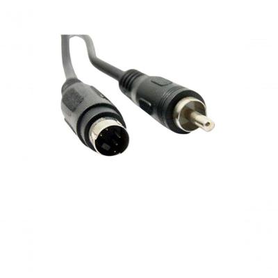 Cabo de Vídeo 49 Mdin4Rca-Ni Mini Din para RCA 2M com Conectores de Níquel e Alta Resistência