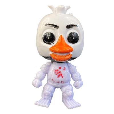 Boneco Colecionável Pop Happy Five Nights At Freddy's FNAF - Chica 10CM em Vinil Smart Bracelet