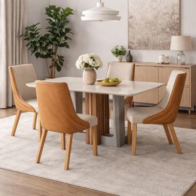 Conjunto Jantar 4 Lugares 1,20m Off Tifany - Arbo Design