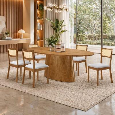 Sala De Jantar Maciça 6 Cadeiras 1,80 - Londres -imperial