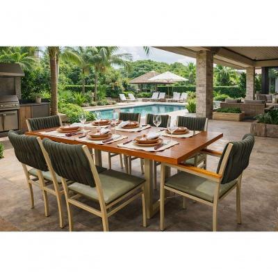 Conjunto Gourmet Náutica 8 Cadeiras Elegance Solare-verde