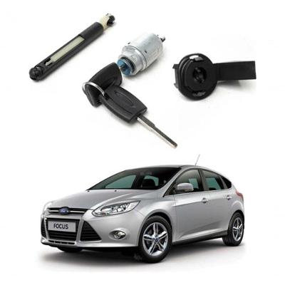 Cilindro do Capô com Chave para Suporte Focus G2 09 a 12 Compatível com Ford 2009 a 2012 Universal