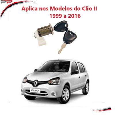 Cilindro de Porta Esquerda Clio 2 1999 a 2012 Compatível com Renault Clio G2 Universal