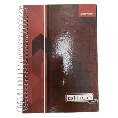 Caderno Espiral 1-4 Office Office Line Capa Dura 96 Folhas Formato 140MM X 200MM Cores Variadas