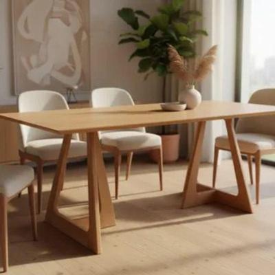Mesa De Jantar Laminada 2,00m X 1,00m   Blanca  Gold Salas