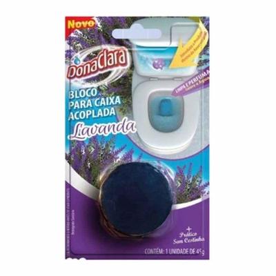 Bloco Sanitário para Caixa Acoplada Lavanda Limpeza Contínua Fragrância de Lavanda Lilás Santa Clara