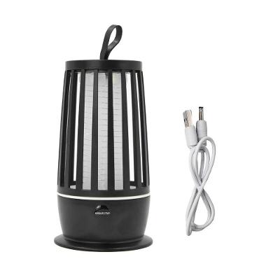 Repelente Mini Armadilha Eletrica Mata Mosquitos Pernilongos Silencioso Abajur Led Uv Usb Preto