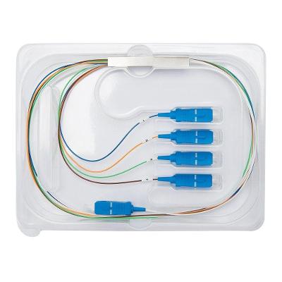Cabo Óptico Splitter XFS 141 PLC 1X4 SC-UPC para Sistemas Fttx e Redes HFC Intelbras