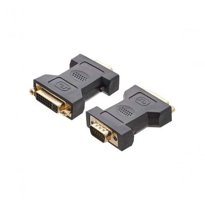 Adaptador Dvi Fêmea Vga Macho para Compatibilizar Saídas Dvi com Entradas Vga Preto NWT