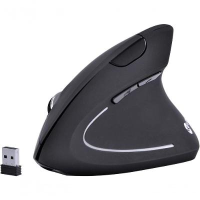 Mouse Vertical S- Fio Wireless Bluetooth Ka-6660 Preto