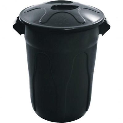 Cesto Plástico com Tampa CR40 40L para Organização de Resíduos em Casa Ou Escritório Higipack