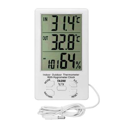 Relógio Estação Meteorológica Digital Yeet TA298 para Temperatura e Umidade Interna e Externa