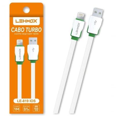 Cabo Usb Para Ligthing Turbo 3.1a 1m Lehmox