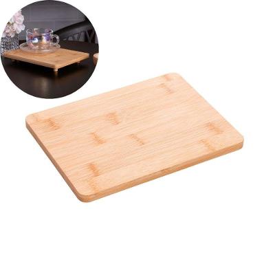 Bandeja de Apoio Retangular 20X15X2,5 para Decoração com Pés em Bambu Amadeirado Lyor