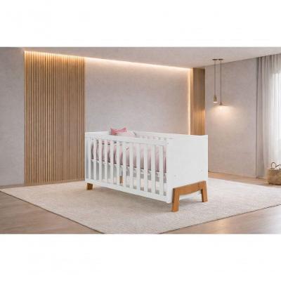 Berço Com Colchão Que Vira Cama Multiuso Mimo - Mobibaby