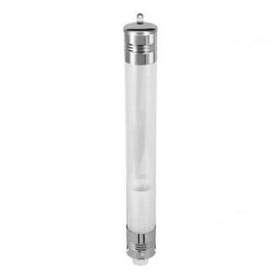 Dispenser para Copos A15 para Copo de Chopp 300ML em Aço Inox e Tubo Acrílico com Fixação na Parede