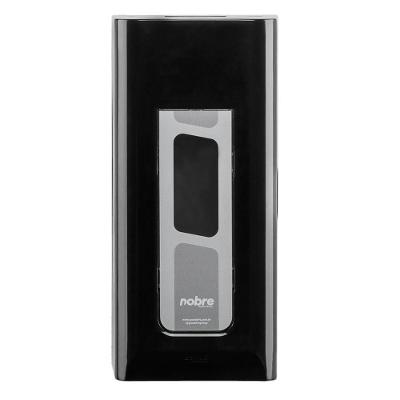 Dispenser para Sabonete Líquido Ou Álcool em Gel 800ML Reservatório Acionamento Frontal Preto Nobre