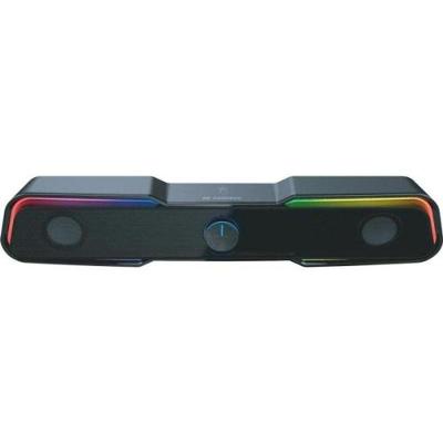 Soundbar Gamer para PC Black Hawk 6W com Iluminação LED RGB e Conexão P2 e USB Preto