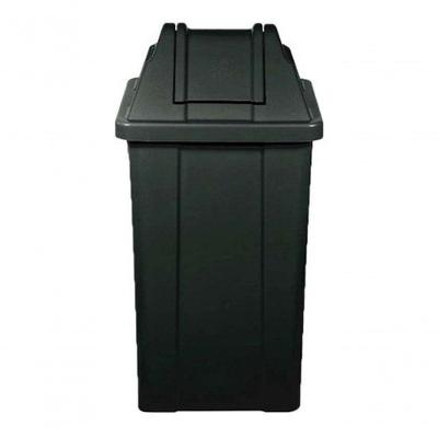Cesto Quadrado 60L com Tampa vai-vem Q60 Vermelho para Organização Higipack