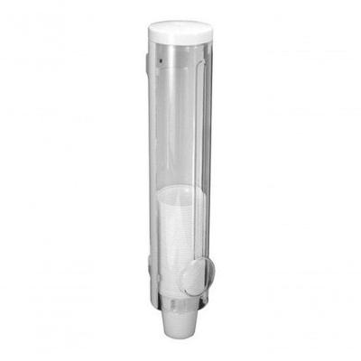 Dispenser para Copos Cancun para Água 180-200ML Acrílico Transparente com Fixação em Parede Higipack