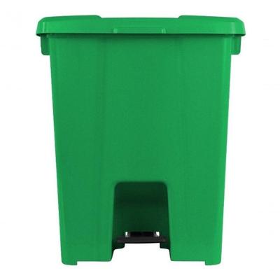 Cesto de Lixo Cesto Plástico Quadrado com Pedal 30L em Polipropileno para Cozinha e Banheiro