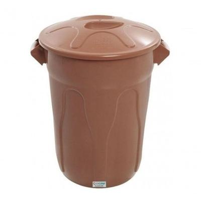 Cesto de Lixo Tipo Balde 60 Litros Polipropileno Preto Higipack