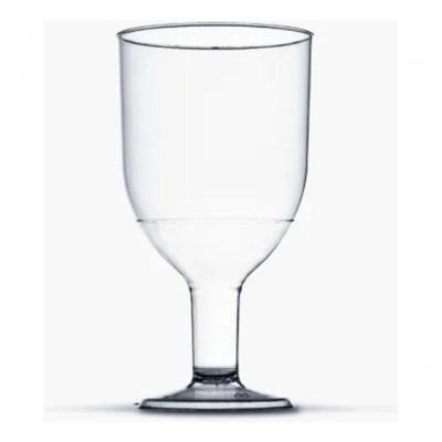 Mini Taça para Sobremesa Pit 055 50ML Acrílico Cristal com Colherzinhas Transparente Higipack