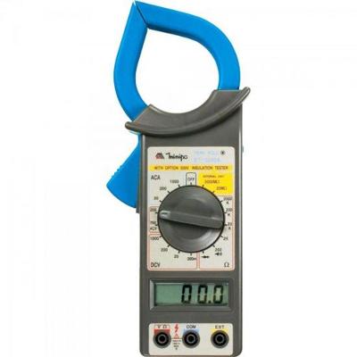 Alicate Amperímetro Digital ET-3200A Mede Tensão DC e AC com Função Peak Hold Azul, Cinza Minipa