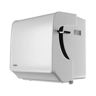 Dispenser para Toalha em Bobina Brave com Alavanca Frontal e Visor Lateral Branco