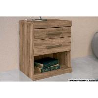 Mesa Cabeceira Plus c/ 2 Gavetas Atacama - Santos Andirá - 2