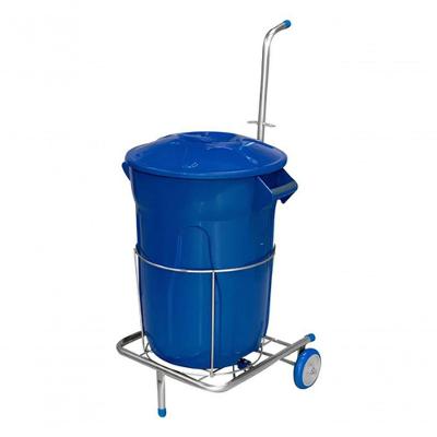 Carrinho Funcional com Balde de Limpeza JSN G16 para Transporte de Produtos Azul Premium Colchões