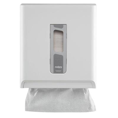 Dispenser para Papel Toalha Street em Plástico com Instalação Rápida Branco Nobre Tpc
