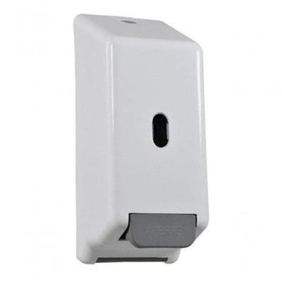 Dispenser Saboneteira Saboneteira Clássica ABS para Sabonete Líquido 900ML Visor Cristal Branco