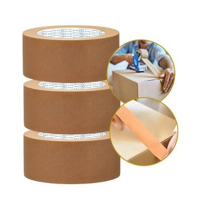 3 Fita Kraft Crepada Adesiva 45mmx40m Marrom Para Caixas Molduras Superfícies Delfix